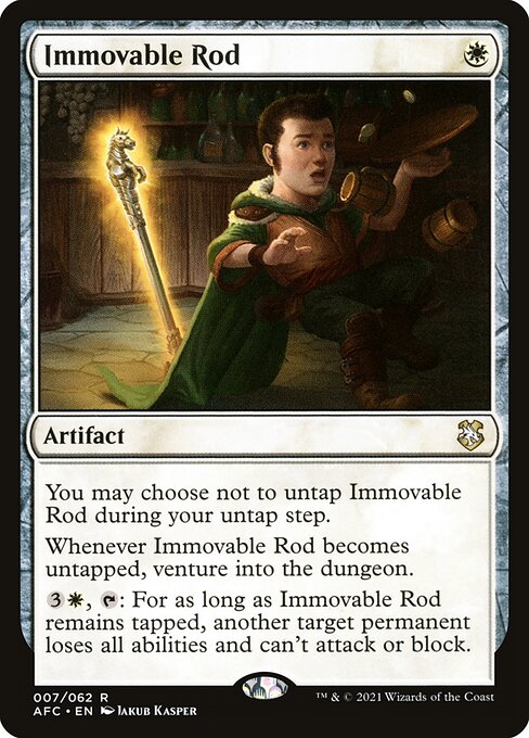Immovable Rod (7) [Forgotten Realms Commander]