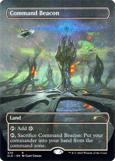 Command Beacon (470) [Secret Lair Drop] [Borderless]