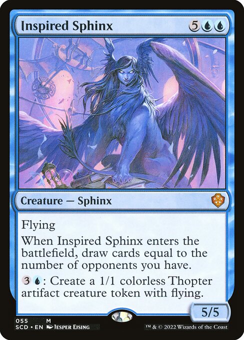 Inspired Sphinx (55) [Starter Commander Decks]