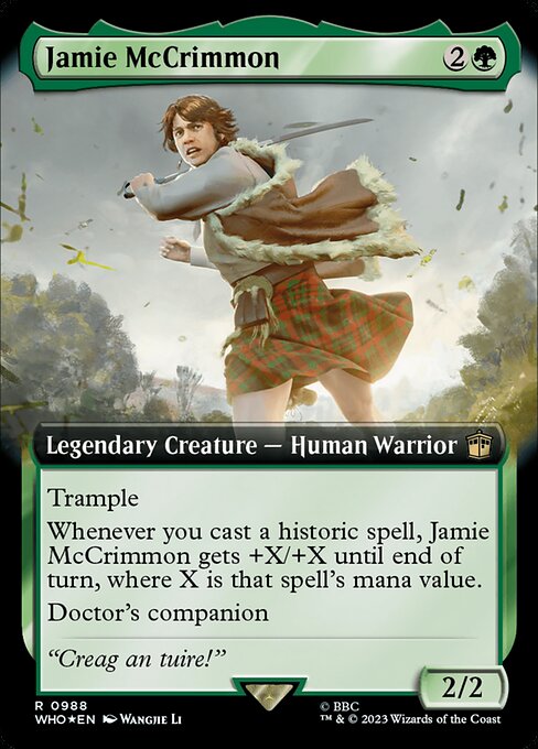 Jamie McCrimmon (988) [Doctor Who] [Extended Art]