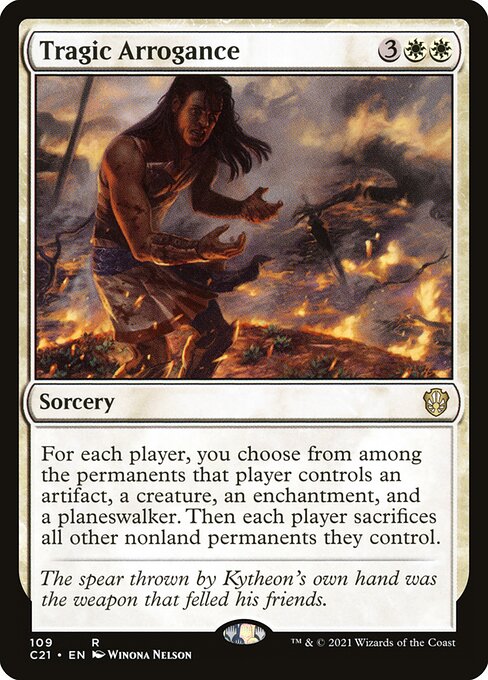 Tragic Arrogance (109) [Commander 2021]
