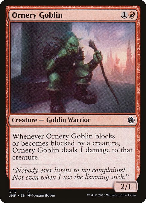 Ornery Goblin (353) [Jumpstart]