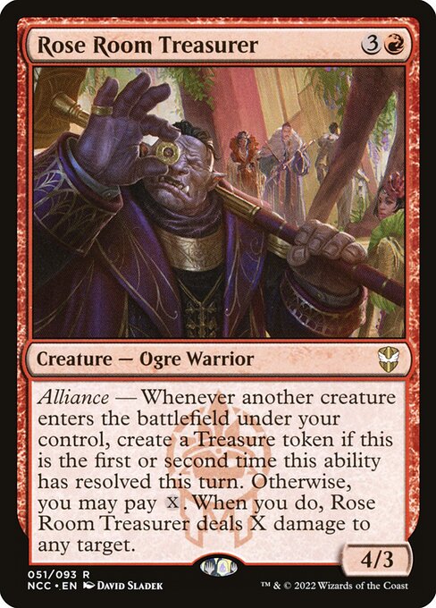 Rose Room Treasurer (51) [New Capenna Commander]