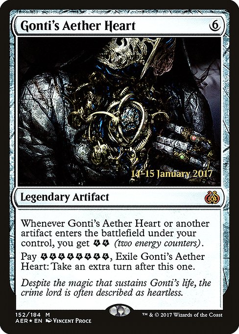 Gonti's Aether Heart (152s) [Aether Revolt Promos]