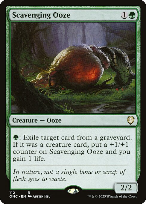 Scavenging Ooze (112) [Phyrexia: All Will Be One Commander]