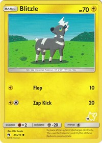 Blitzle - 81/214 (#19 Pikachu Stamped) (081/214) [Battle Academy]