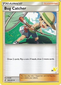Bug Catcher - 189/236 (#26 Pikachu Stamped) (189/236) [Battle Academy]