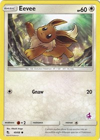 Eevee - 49/68 (Mewtwo Stamped) (049/068) [Battle Academy]
