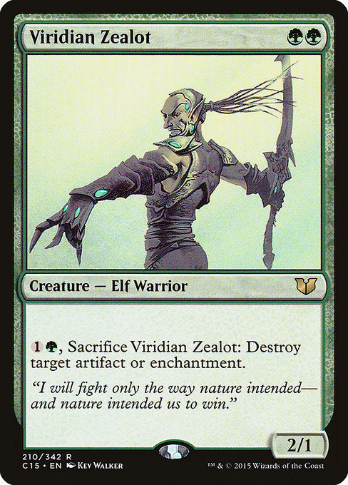 Viridian Zealot (210) [Commander 2015]