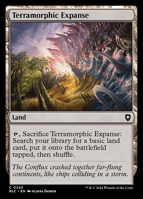 Terramorphic Expanse (345) [Bloomburrow Commander]
