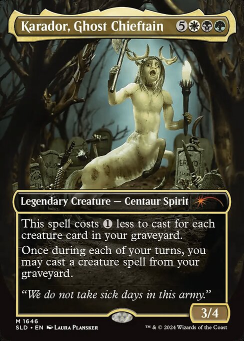 Karador, Ghost Chieftain (1646) [Secret Lair Drop]