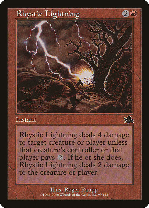 Rhystic Lightning (99) [Prophecy]