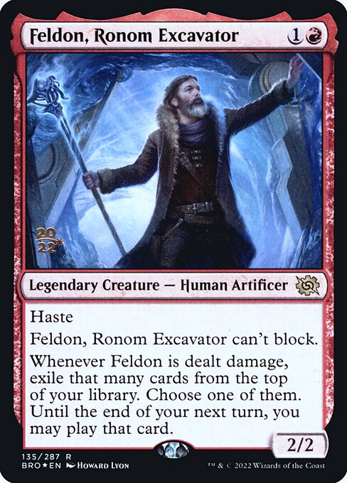 Feldon, Ronom Excavator (135s) [The Brothers' War Promos]