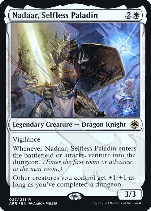 Nadaar, Selfless Paladin (27a) [Adventures in the Forgotten Realms Promos]
