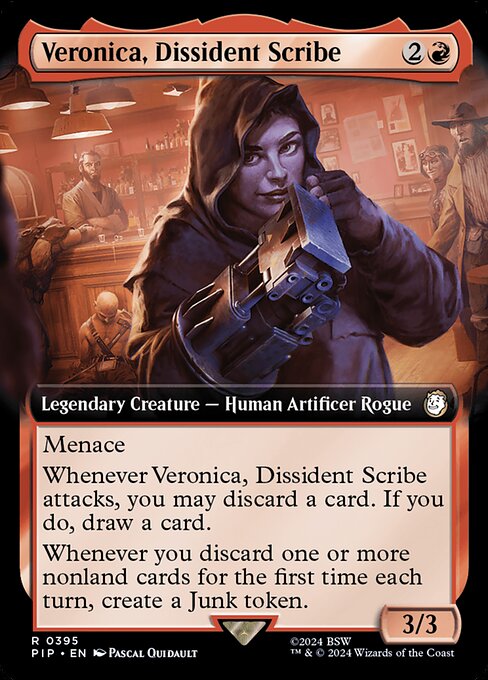 Veronica, Dissident Scribe (395) [Fallout] [Extended Art]