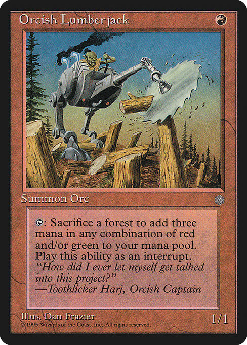 Orcish Lumberjack (210) [Ice Age]