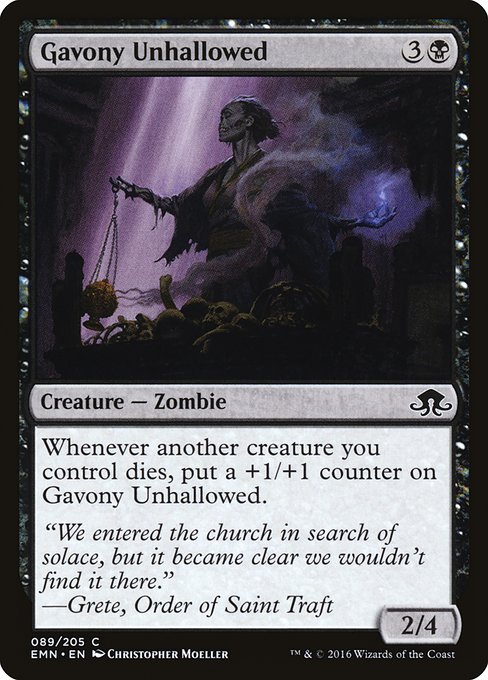 Gavony Unhallowed (89) [Eldritch Moon]