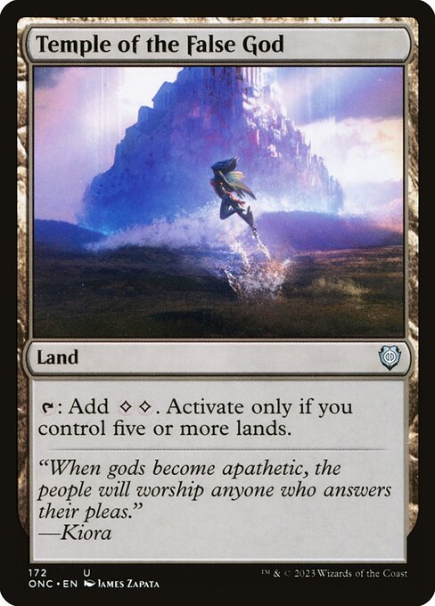 Temple of the False God (172) [Phyrexia: All Will Be One Commander]