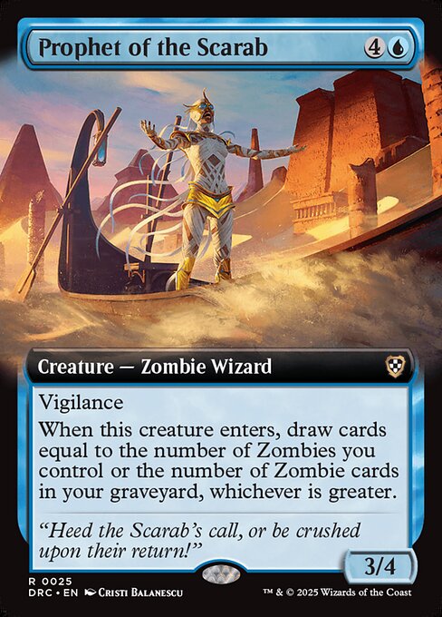 Prophet of the Scarab (25) [Aetherdrift Commander]