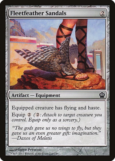 Fleetfeather Sandals (216) [Theros]