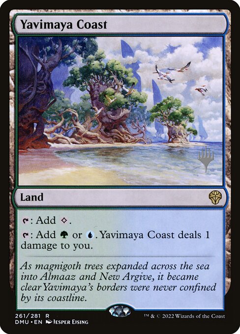 Yavimaya Coast (261p) [Dominaria United Promos]