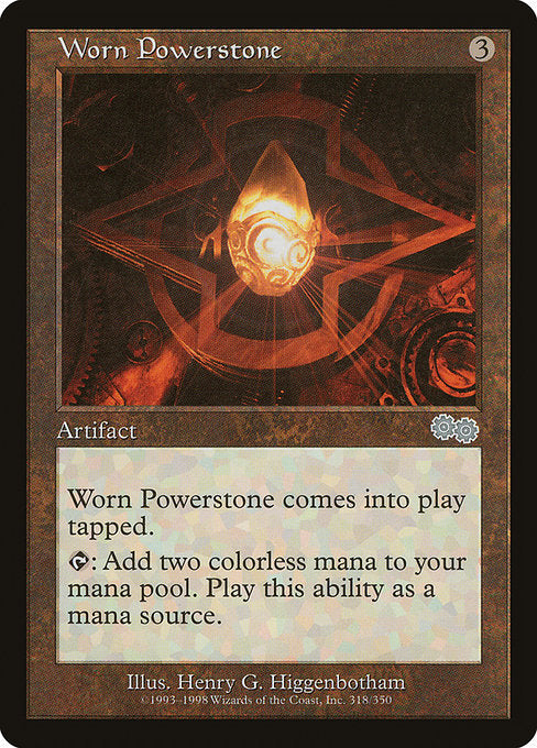 Worn Powerstone (318) [Urza's Saga]