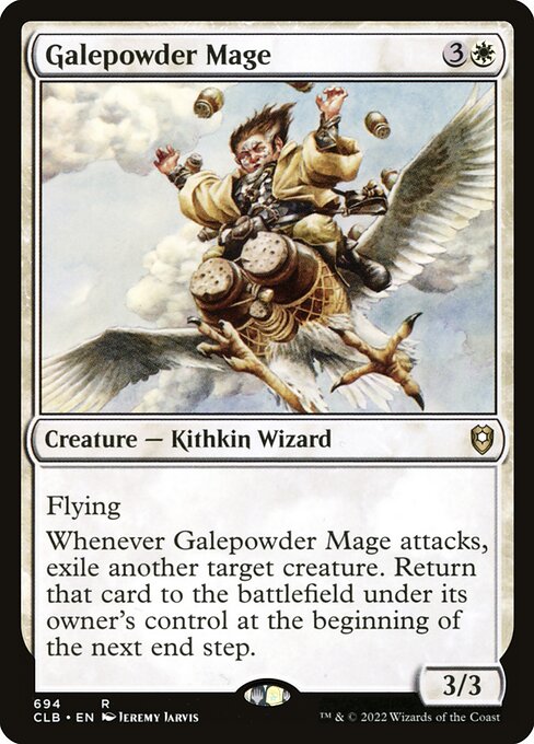 Galepowder Mage (694) [Commander Legends: Battle for Baldur's Gate]