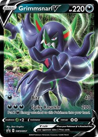 Grimmsnarl V - SWSH057 (SWSH057) [SWSH Sword and Shield Promo Cards]