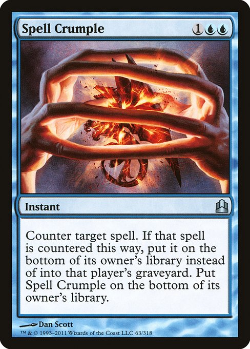 Spell Crumple (63) [Commander 2011]