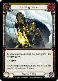 Driving Blade (Yellow) (WTR145) [Welcome to Rathe (Unlimited)]