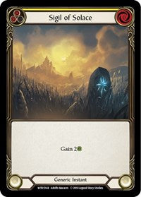 Sigil of Solace (Yellow) (WTR174) [Welcome to Rathe]