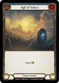 Sigil of Solace (Blue) (WTR175) [Welcome to Rathe]