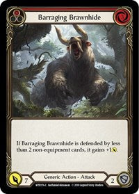 Barraging Brawnhide (Red) (WTR176) [Welcome to Rathe (Unlimited)]