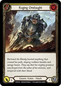 Raging Onslaught (Yellow) (WTR189) [Welcome to Rathe]
