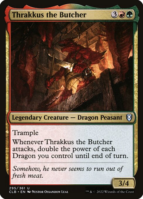 Thrakkus the Butcher (295) [Commander Legends: Battle for Baldur's Gate]