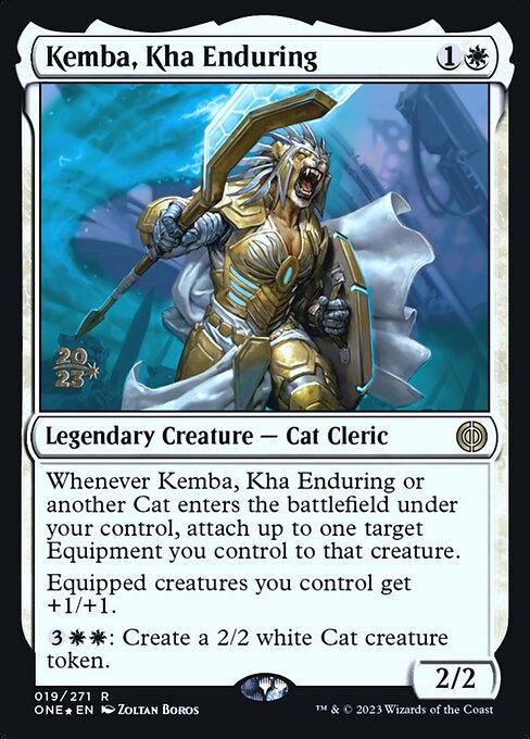 Kemba, Kha Enduring (19s) [Phyrexia: All Will Be One Promos]