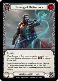 Blessing of Deliverance (Blue) (BVO021) [Hero Deck Bravo]