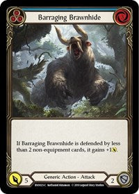Barraging Brawnhide (Blue) (BVO023) [Hero Deck Bravo]