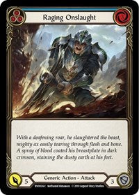 Raging Onslaught (Blue) (BVO024) [Hero Deck Bravo]