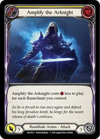 Amplify the Arknight (Yellow) (ARC095) [Arcane Rising (Unlimited)]