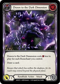 Drawn to the Dark Dimension (Red) (ARC097) [Arcane Rising (Unlimited)]