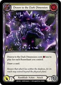 Drawn to the Dark Dimension (Yellow) (ARC098) [Arcane Rising (Unlimited)]