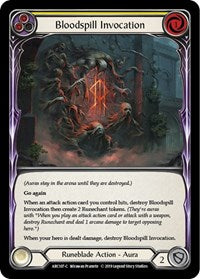 Bloodspill Invocation (Yellow) (ARC107) [Arcane Rising (Unlimited)]