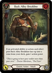 Back Alley Breakline (Red) (ARC176) [Arcane Rising (Unlimited)]