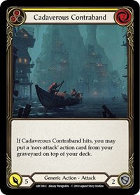 Cadaverous Contraband (Yellow) (ARC180) [Arcane Rising (Unlimited)]