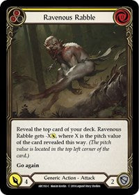 Ravenous Rabble (Yellow) (ARC192) [Arcane Rising]