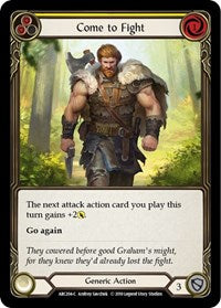Come to Fight (Yellow) (ARC204) [Arcane Rising (Unlimited)]