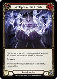 Whisper of the Oracle (Red) (ARC215) [Arcane Rising]
