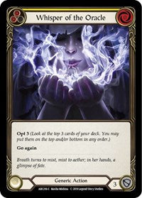 Whisper of the Oracle (Yellow) (ARC216) [Arcane Rising (Unlimited)]