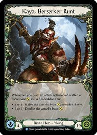 Kayo, Berserker Runt (CRU002) [Crucible of War]